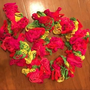 Neon Homemade Scarf